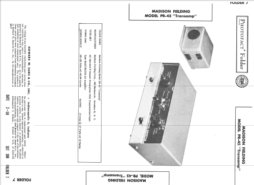 PR-45 Transamp; Madison Fielding (ID = 2536087) Ampl/Mixer