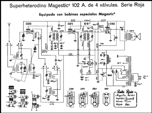102A; Magestico Magnedine, (ID = 334735) Radio