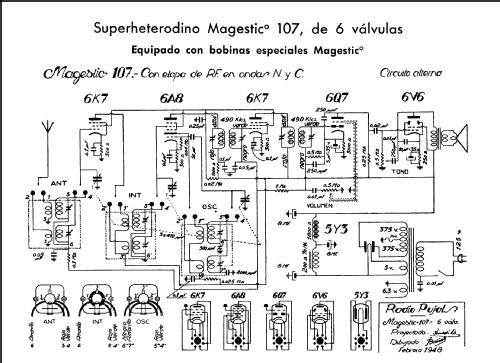 107; Magestico Magnedine, (ID = 334738) Radio