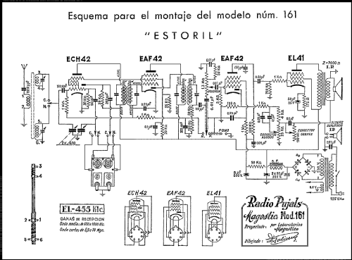 Estoril 161; Magestico Magnedine, (ID = 1640121) Radio