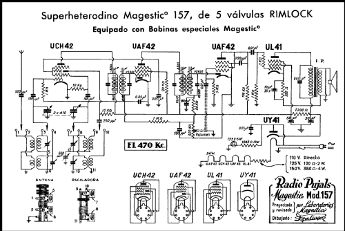 L-91 Ch=157; Magestico Magnedine, (ID = 1374857) Radio