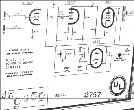 Starlet 107; Magna Electronics (ID = 821837) Ampl/Mixer