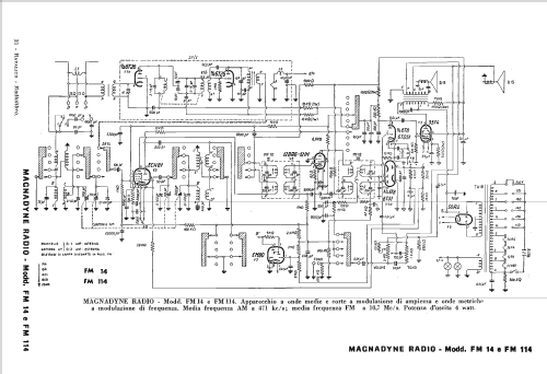 FM114; Magnadyne Radio; (ID = 2465772) Radio