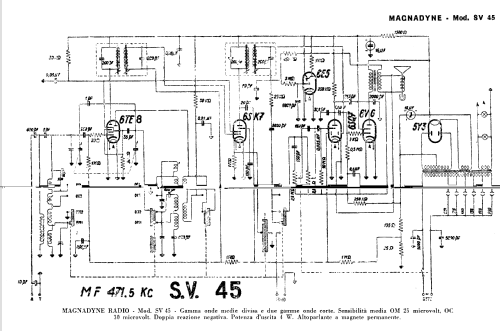 SV45; Magnadyne Radio; (ID = 252731) Radio