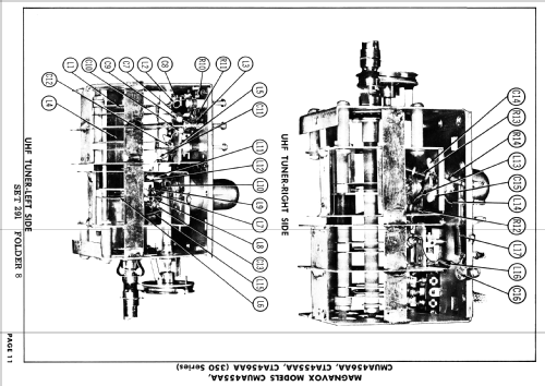 Chassis Ch= CMUA455AA 350 Series; Magnavox Co., (ID = 2641979) Television