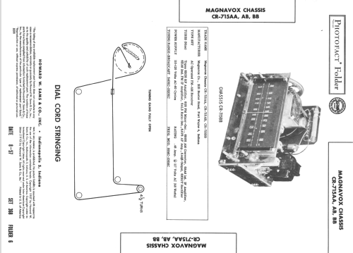 Ch= CR-715AA; Magnavox Co., (ID = 2420814) Radio