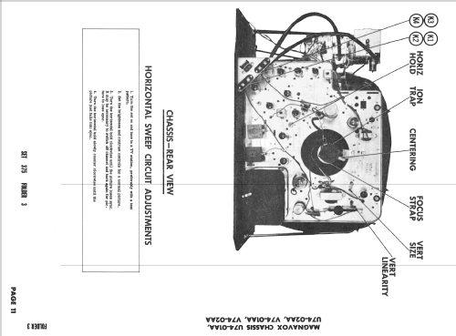 Ch= V74-01-AA 74-Series; Magnavox Co., (ID = 2454299) Television