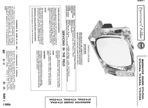 Ch= V74-01-AA 74-Series; Magnavox Co., (ID = 2454302) Television