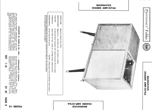 Chassis AMP-157AA; Magnavox Co., (ID = 2527635) R-Player