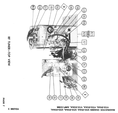 Chassis U23A-01AA ; Magnavox Co., (ID = 2537581) Television