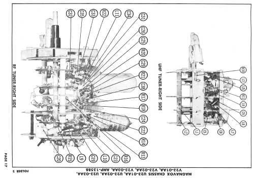 Chassis U23A-01AA ; Magnavox Co., (ID = 2537584) Television