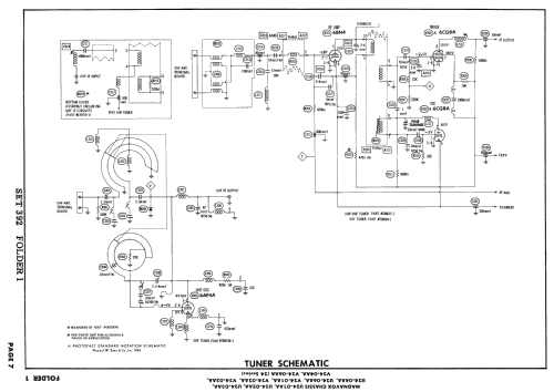 Chassis U24-01AA ; Magnavox Co., (ID = 2555462) Television