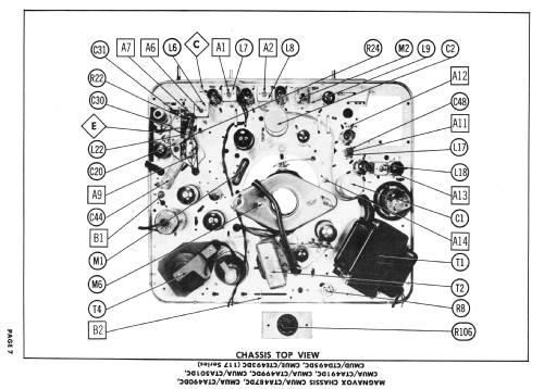 CMUA501ED 117 Series ; Magnavox Co., (ID = 2437842) Television