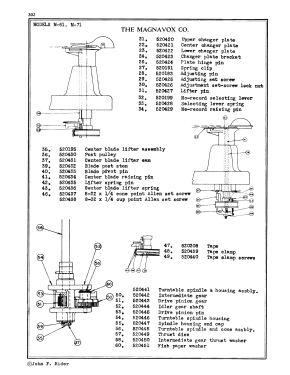 M61 ; Magnavox Co., (ID = 2960160) Enrég.-R