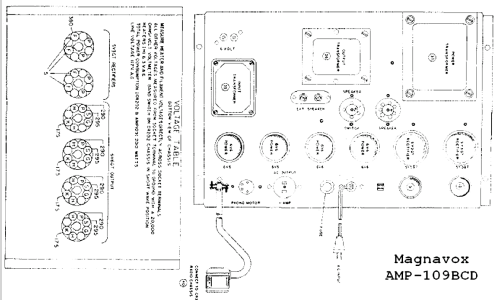 AMP-109D ; Magnavox Co., (ID = 796965) Ampl/Mixer