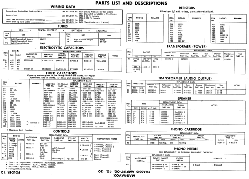 AMP197-00 ; Magnavox Co., (ID = 543563) Ampl/Mixer