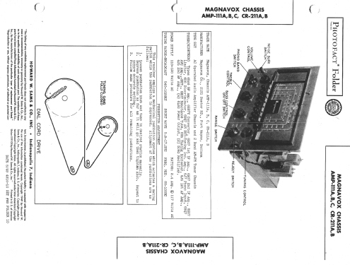 AMP-111A; Magnavox Co., (ID = 1355718) Ampl/Mixer