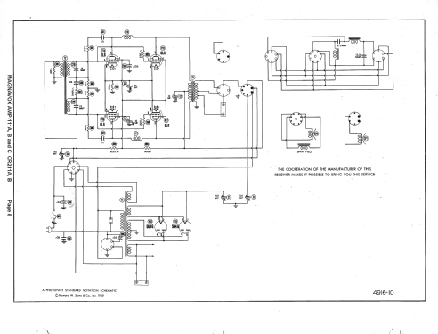 AMP-111B; Magnavox Co., (ID = 1355750) Ampl/Mixer