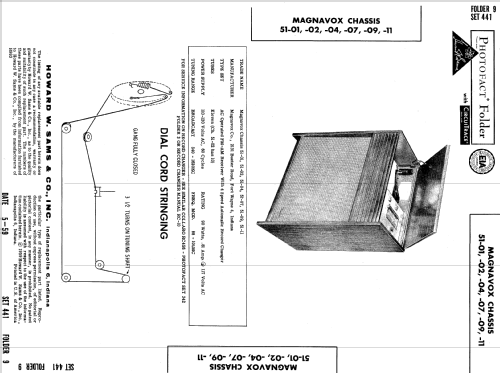 Ch= 51-01; Magnavox Co., (ID = 700335) Radio