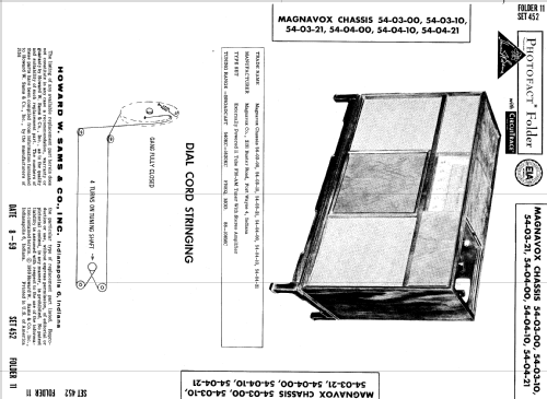 Ch= 54-03-00; Magnavox Co., (ID = 603926) Radio