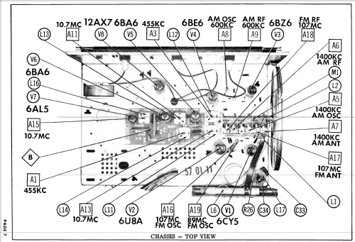 Ch= 57-01-00; Magnavox Co., (ID = 691894) Radio