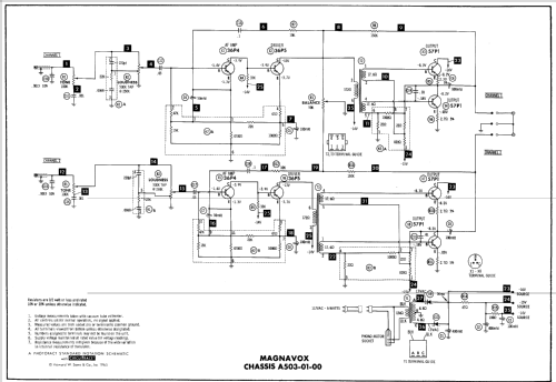 Ch= A503-01-00; Magnavox Co., (ID = 529695) Ampl/Mixer