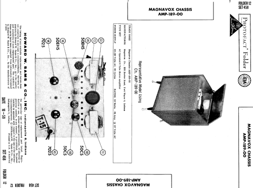 Ch= AMP-189-00; Magnavox Co., (ID = 596286) R-Player