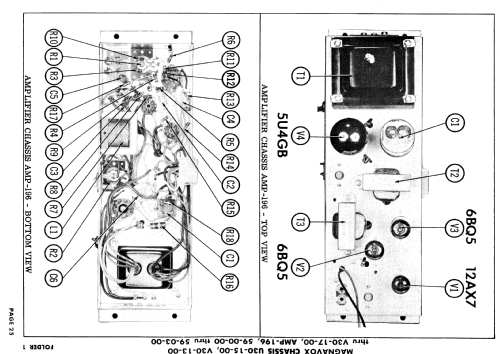 Ch= AMP-196-00; Magnavox Co., (ID = 618640) Ampl/Mixer