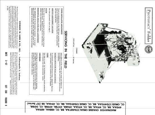 Ch= CMUA487BB 117 Series; Magnavox Co., (ID = 1755868) Television