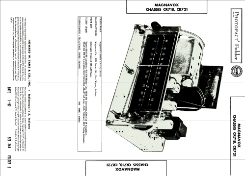 Ch= CR-721; Magnavox Co., (ID = 1770503) Radio