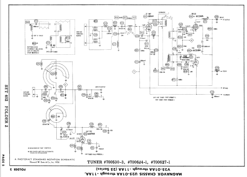 Chassis Ch= U25-01AA; Magnavox Co., (ID = 833765) Television