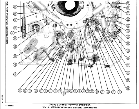 Chassis Ch= U25-01AA; Magnavox Co., (ID = 833775) Télévision