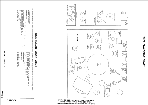 Chassis Ch= U26-01AA; Magnavox Co., (ID = 840921) Television