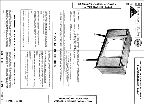 Ch= V30-01AA; Magnavox Co., (ID = 892334) TV Radio