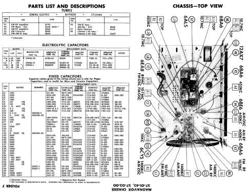 Chassis 57-03-00; Magnavox Co., (ID = 523018) Radio