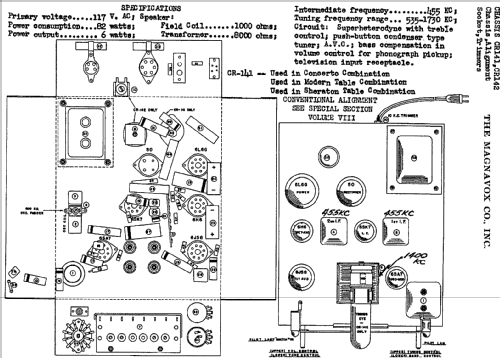 CR-142 ; Magnavox Co., (ID = 767391) Radio