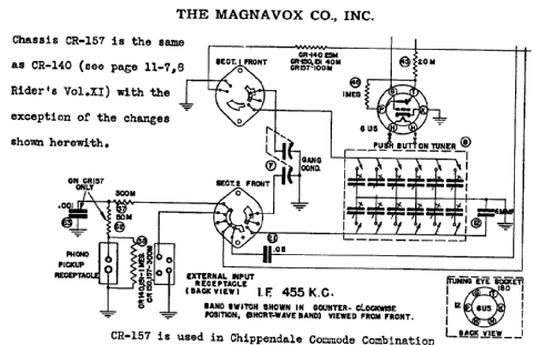 CR-157 Radio Magnavox Co., Commercial Wireless and Development, build ...