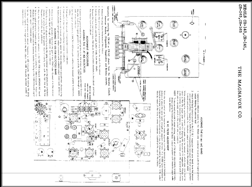 CR-143 ; Magnavox Co., (ID = 466646) Radio