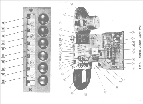 CR-190A ; Magnavox Co., (ID = 1403747) Radio