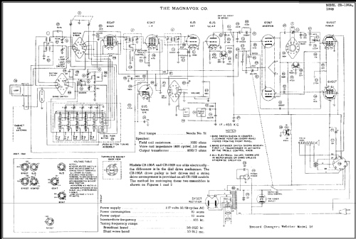 CR-190B ; Magnavox Co., (ID = 467246) Radio