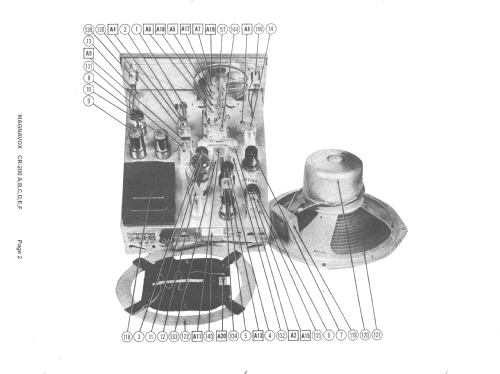 CR-200B ; Magnavox Co., (ID = 1390463) Radio