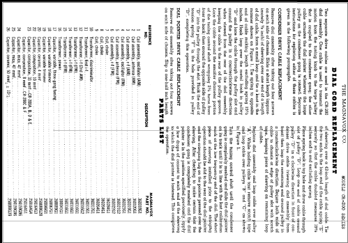 CR-200D ; Magnavox Co., (ID = 340349) Radio