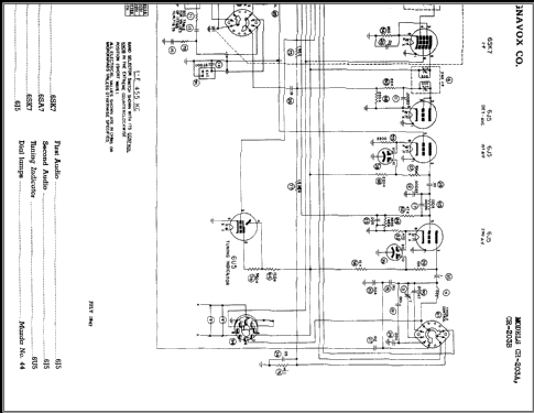 CR-203B ; Magnavox Co., (ID = 388824) Radio