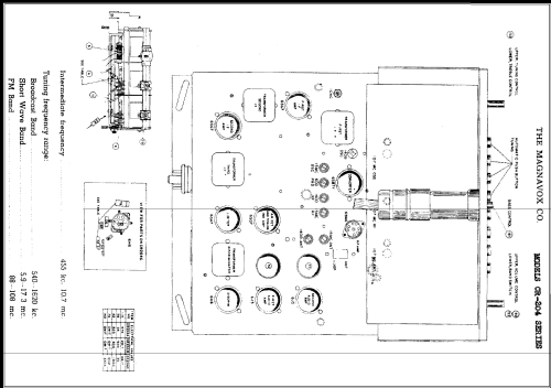 CR-204 Series; Magnavox Co., (ID = 341558) Radio