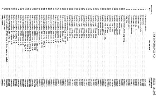 CR-206 ; Magnavox Co., (ID = 289717) Radio