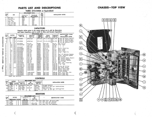 CR-208B ; Magnavox Co., (ID = 1381925) Radio