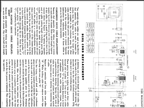CR-210C ; Magnavox Co., (ID = 289949) Radio