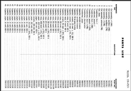 CR-216 ; Magnavox Co., (ID = 266223) Radio