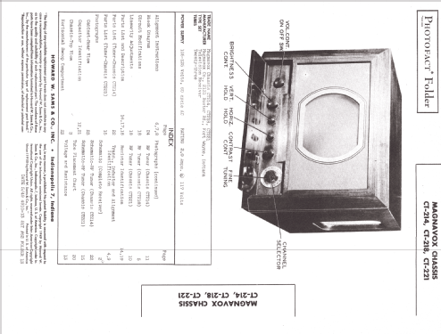 CT-221; Magnavox Co., (ID = 1281324) Television