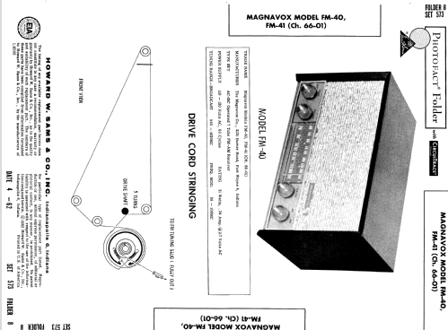 FM-41 Ch= 66-01; Magnavox Co., (ID = 530134) Radio